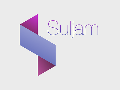 Suljam Logo gradient logo minimal modern svg