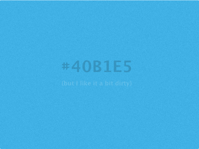 Colours Rebound #40B1E5 (dirty)