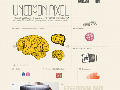Uncommon Pixel (launched) animation hover illustration portfolio sketch uncommonpixel