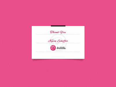 Dribbble Invite dribbble invite thank you