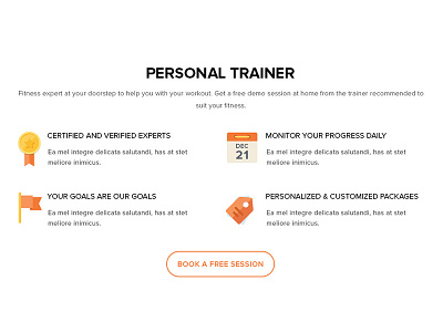 Gym Training Website