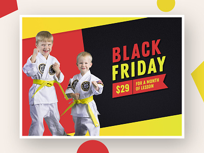 Facebook Ad for Black Friday ad black friday facebook martial arts ui ux