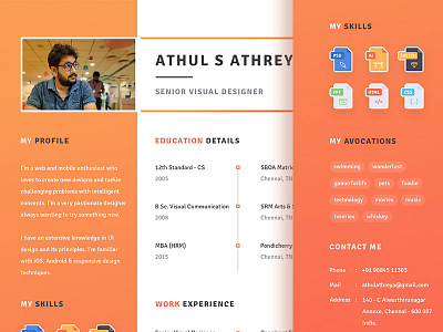 Athul's Resume