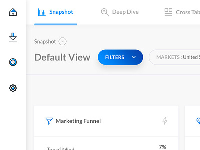 Snapshot Dashboard Design chart dashboard donut graph survey ui ux widget