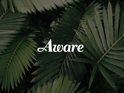 Aware | Logo apparel branding canada classic clean clothing cool design environmental logo minimal simple sustainable traditional typography