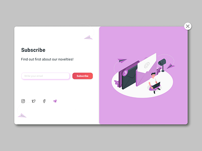 Daily UI/Subscribe - #026