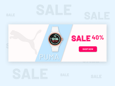Special Offer - # 036 clock design figma logo puma sale shop special offer ui watch web white