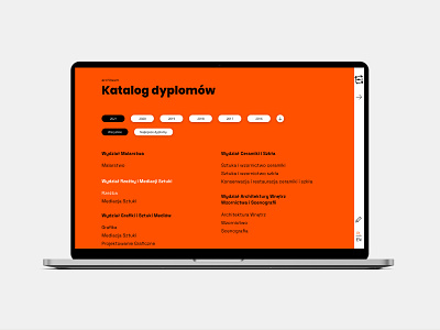 Website for the Academy of Fine Arts in Wroclaw