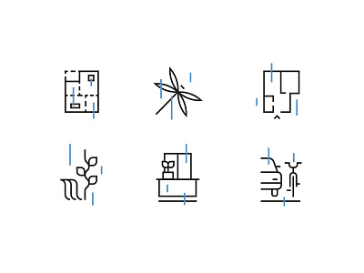Icons set for the website