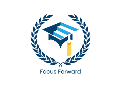 Focus Forward Solutions art branding design flat icon illustration illustrator logo minimal vector