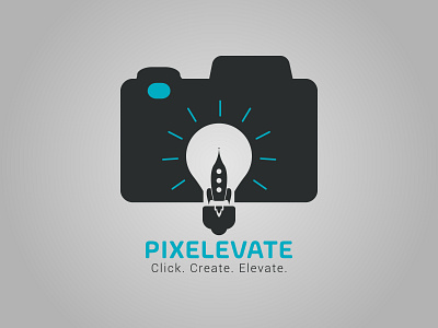 PixElevate art branding design flat icon illustration illustrator logo minimal vector