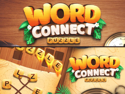 WORD CONNECT GAME LOGO by Mãcin on Dribbble