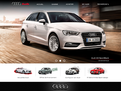 Audi Site Redesign