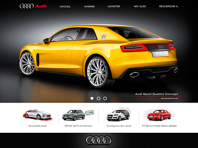 Audi Site Redesign