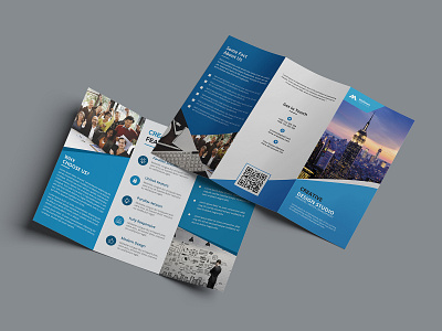 Corporate Trifold Brochure bifold brochure brochure design business brochure corporate brochure creative brochure trifold trifold brochure