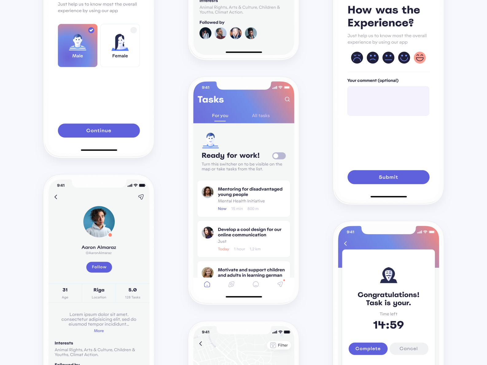 Volunteers App by Igor Dolgov on Dribbble