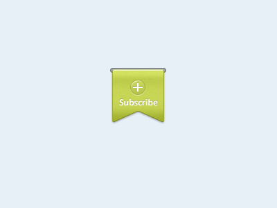 Subscribe button - banner style button subscribe