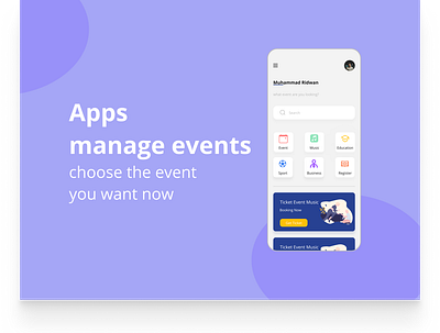 Apps Event app design appdesign design ui design