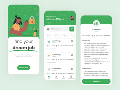 Find Job app design appdesign design find job job jobfinder ui ui design ui job design uiux