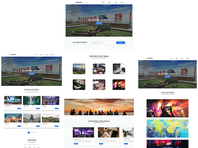 wisata design destination ui ui design website