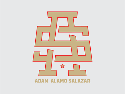 Adam "Alamo" Salazar Logo branding graphic design illustration logo