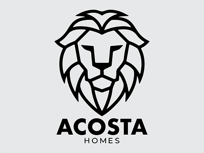 Acosta Homes Logo branding graphic design logo vector