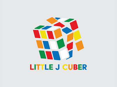 Lil J Cuber Logo branding graphic design logo vector