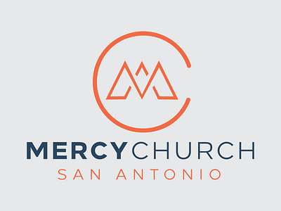 Mercy Church San Antonio Logo branding church graphic design logo ministry vector