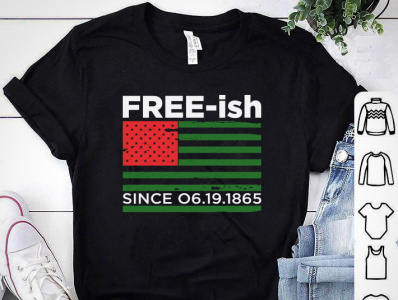 FREE-ish SINCE 60.19.1865 T-shirt 2020 design 2020 trendy tshirt african american tshirt design black lives matter black tshirt design designs illustration merch by amazon pod tshirt design shirt tees tshirt tshirt art tshirt design tshirt design idea tshirt designer tshirtdesign tshirts usa tshirt