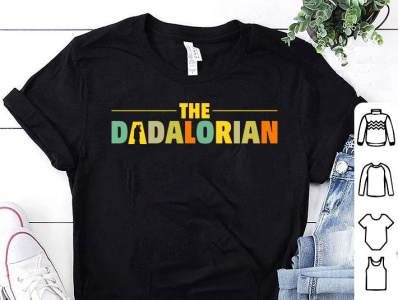 THE DADALORIAN T-SHIRT design design art design idea designer designs etsy tshirt merch by amazon merch design pod design shirt shopify tees tshirt tshirt art tshirt design tshirt design idea tshirt designer tshirtdesign tshirts typography