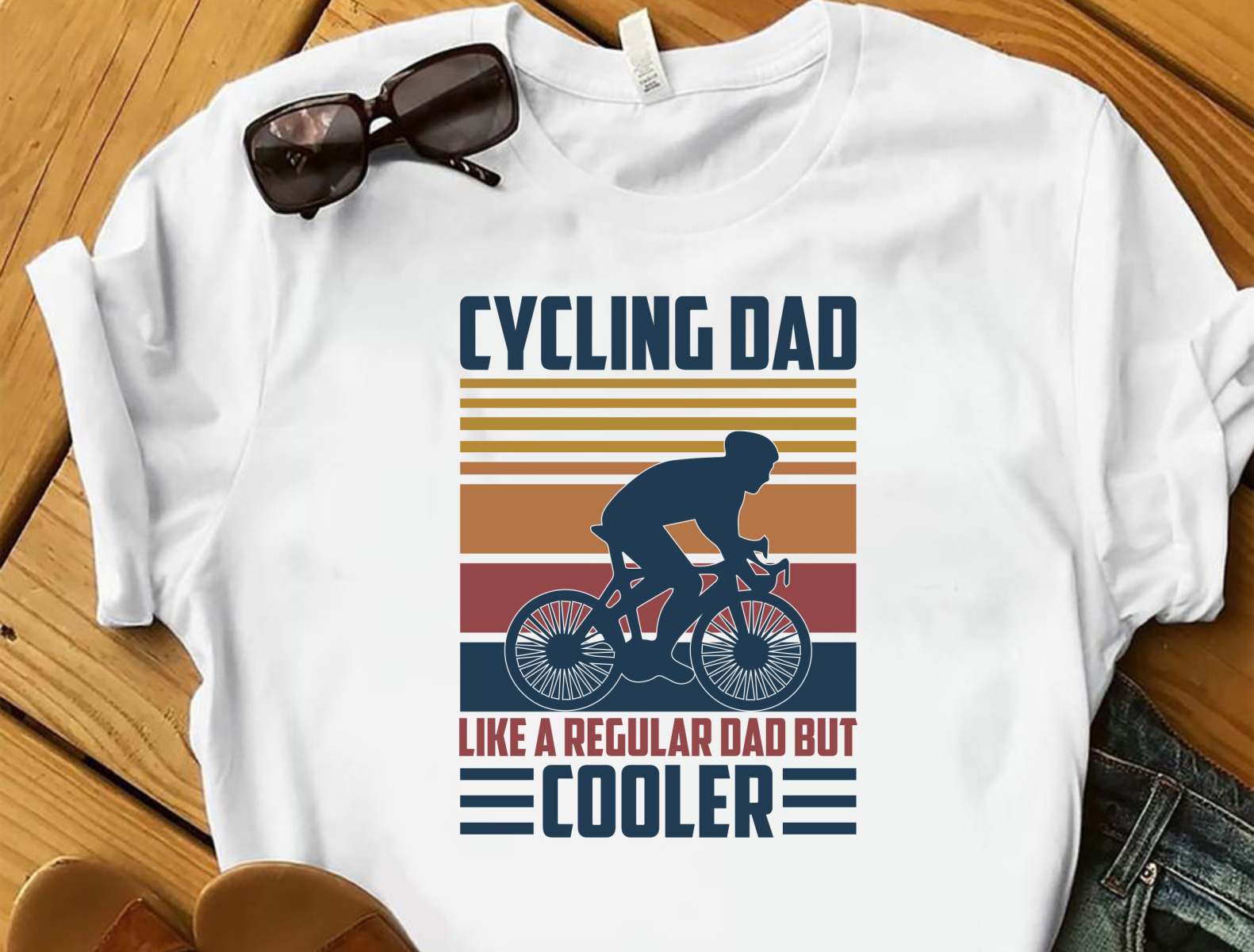 cycling dad shirt