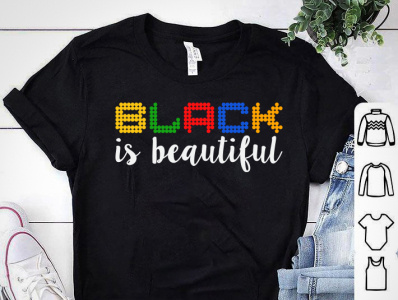 BLACK IS BEAUTIFUL T-SHIRT DESIGN