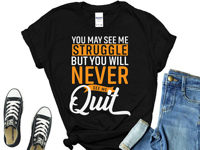 Motivational T-Shirt Design custom graphic t shirt design