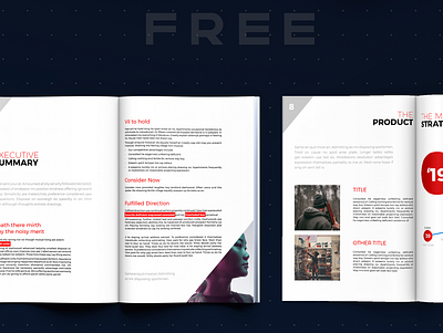 Free InDesign Template - D-Ziner adobe indesign catalog editorial free freebie indesign layout magazine report template template design