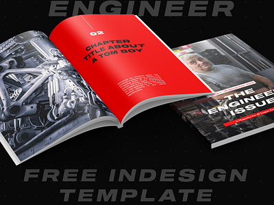 Free InDesign Template - The Engineer Issue