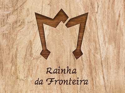 Rainha da Fronteira ad advertising branding design graphic design logo restaurant typography vector visual identity design