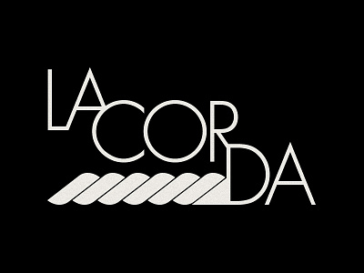 La Corda | Logo audiovisuales branding la corda logo