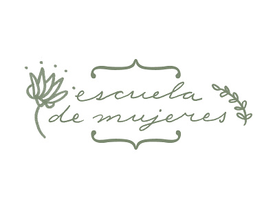 Escuela de mujeres // Logo proposal