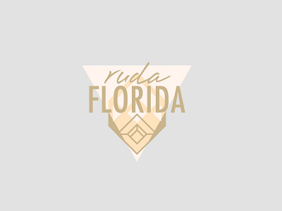 Ruda Florida // Logo proposal agua florida branding ruda ruta