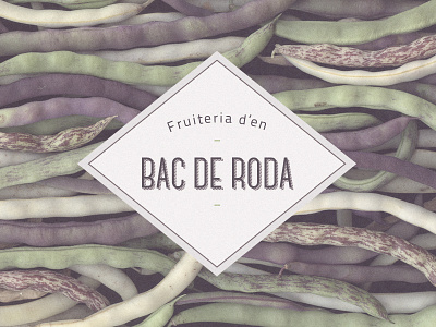 Fruiteria d´en Bac de Roda // Logo proposal farmers shop fruits logo proposal vegetables