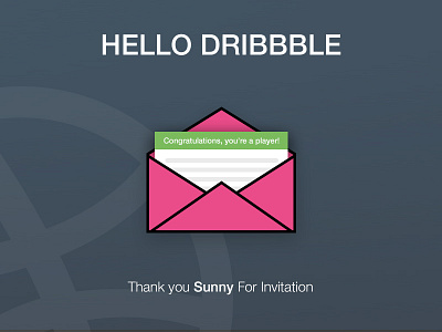 Hello dribbble! dribbble first shot