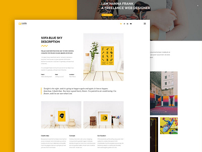 Laura Theme clean multipurpose portfolio psd template themeforest ui webdesign website