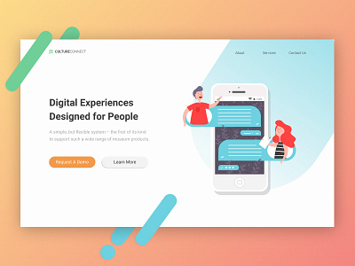 digital experience home card dashboard design home illustration ui web