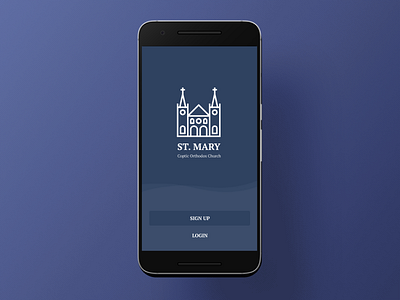 St.Mary mobile app card design logo mobile app mobile app design ui