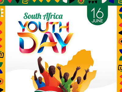 An Illustration of Youth Day celebration by Nedu Graphics brand design branding design flyer graphic design illustration logo vector