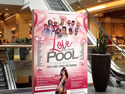 Party show design banner, flyer for promotional use banner brand design branding dance design flyer graphic design party design show