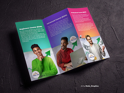 triple folded brochure design