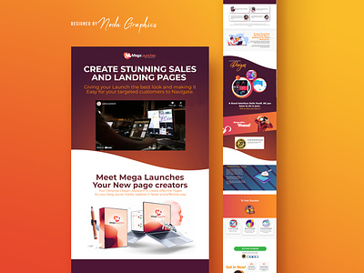 Sales-page / Landing Page Sample design for adverts
