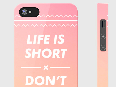 Sweet Life. case design iphone life protection short triangle waste