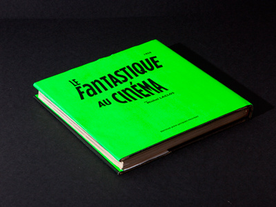 le fantastique au cinema cinema cover fluo layout